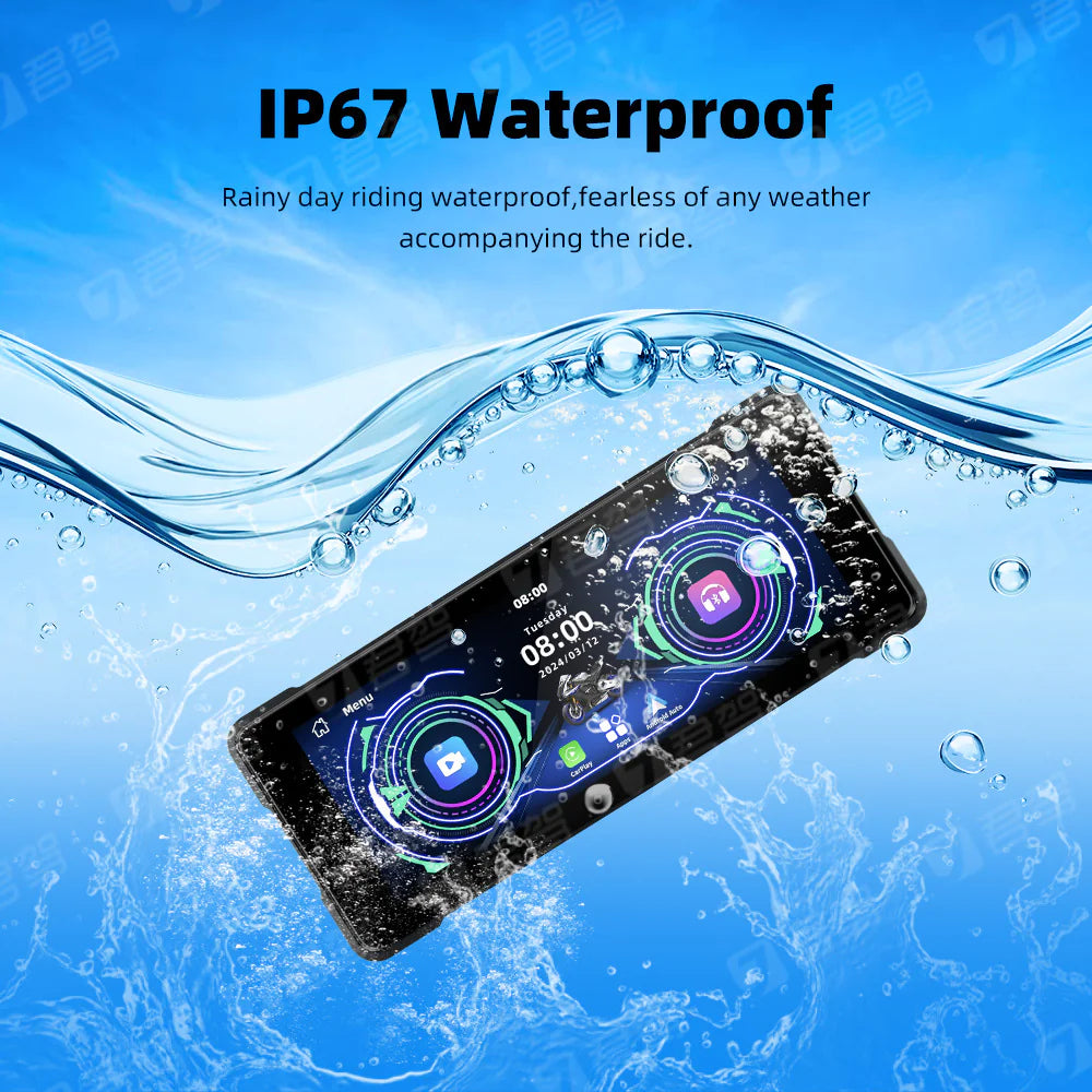 Motorcycle Wireless CarPlay & Camera System