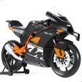 Risopen 1:12 Motorcycle Model for KTM RC 8C Alloy Diecast Motorcycle Model Toy Mini Moto Gift（Black）