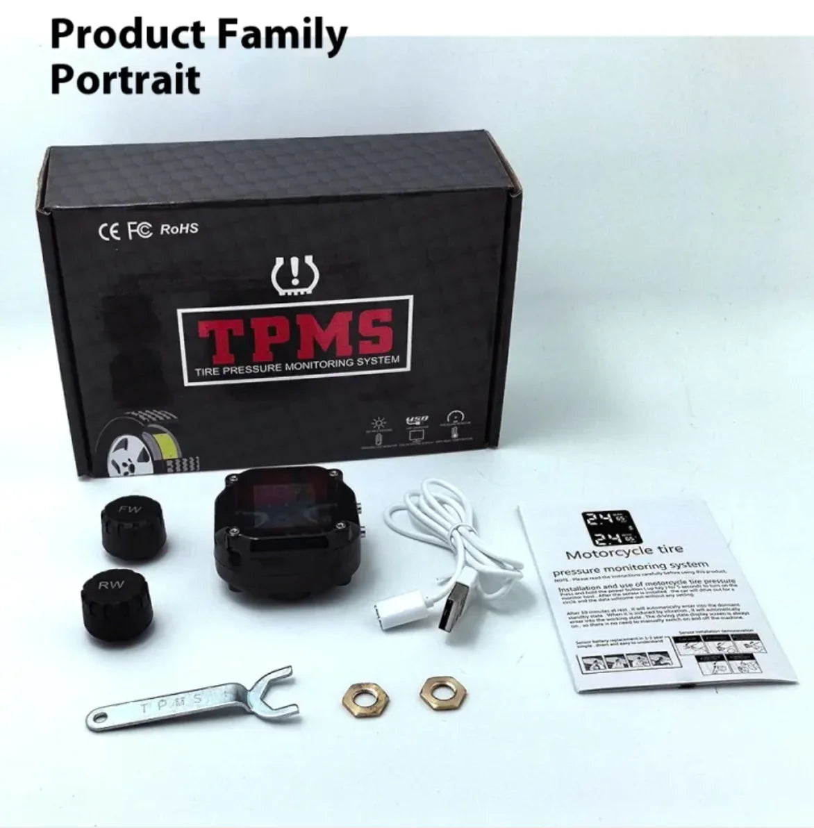 Motorcycle Tire Pressure Monitor