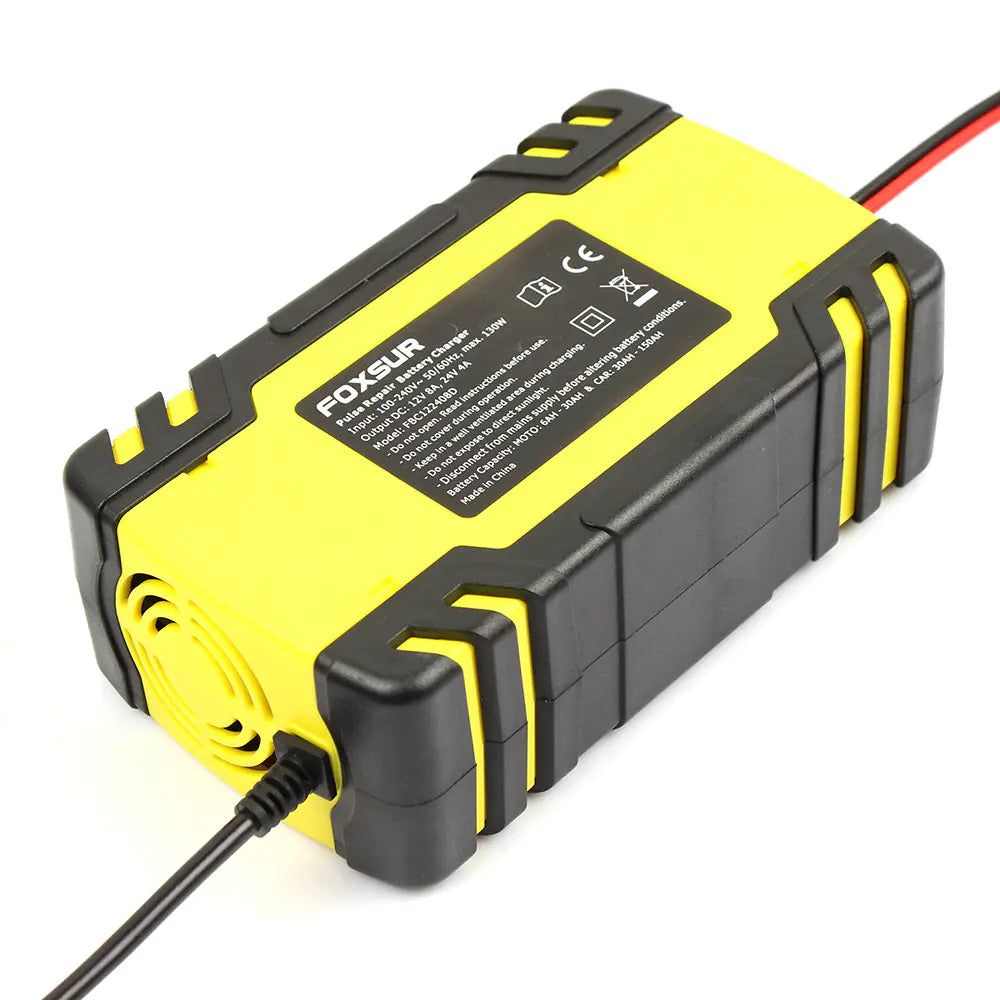LCD Display Motorcycle Battery Charger