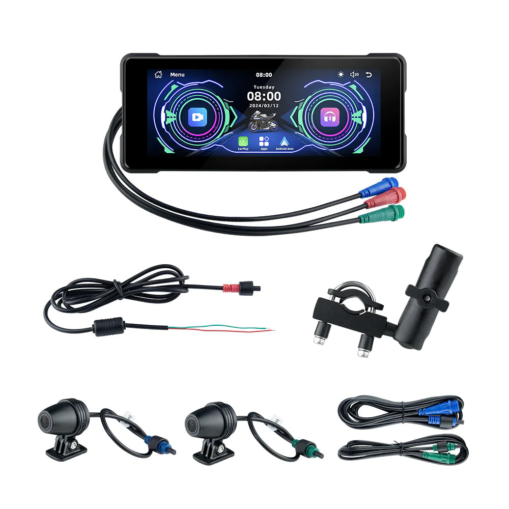 Motorcycle Wireless CarPlay & Camera System